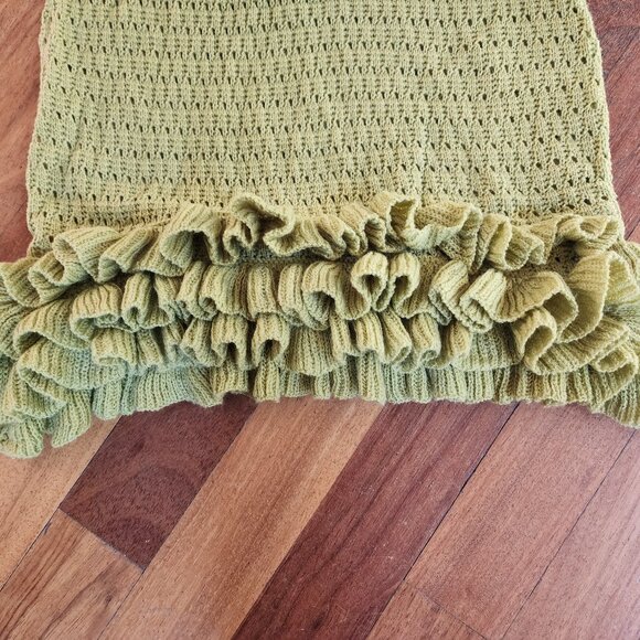 SHEIN Green Knitted Cha Cha Dress Size Medium - Picture 8 of 16